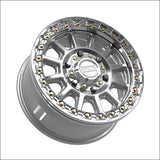 Rampage 6R Beadlock | Gloss Silver Machined - 15x7 | +38mm/5 + 2 | 6x5.5 | 78813 (Maverick R)