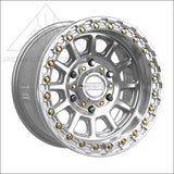 Rampage 6R Beadlock | Gloss Silver Machined