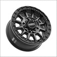 Rampage 6R Beadlock | Satin Black w/ Gloss Ring - 15x7 | +38mm/5 + 2 | 6x5.5 | 78814 (Maverick R) - Wheels