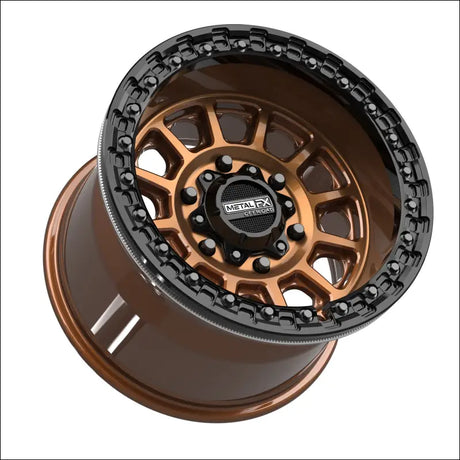 Rampage 6R Beadlock | Smoked Bronze w/ Gloss Black Ring - 15x10 | +0mm/5 + 5 | 6x5.5 | 78847 (Maverick R) - Wheels