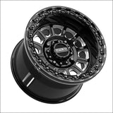 Rampage Beadlock | Gloss Black Contrast Cut - 15x10 | 0mm/5 + 5 | 4x136/4x137 | 78832 (Can-Am / Honda) - Wheels