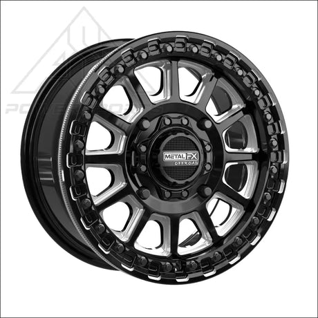 Rampage Beadlock | Gloss Black Contrast Cut - Wheels