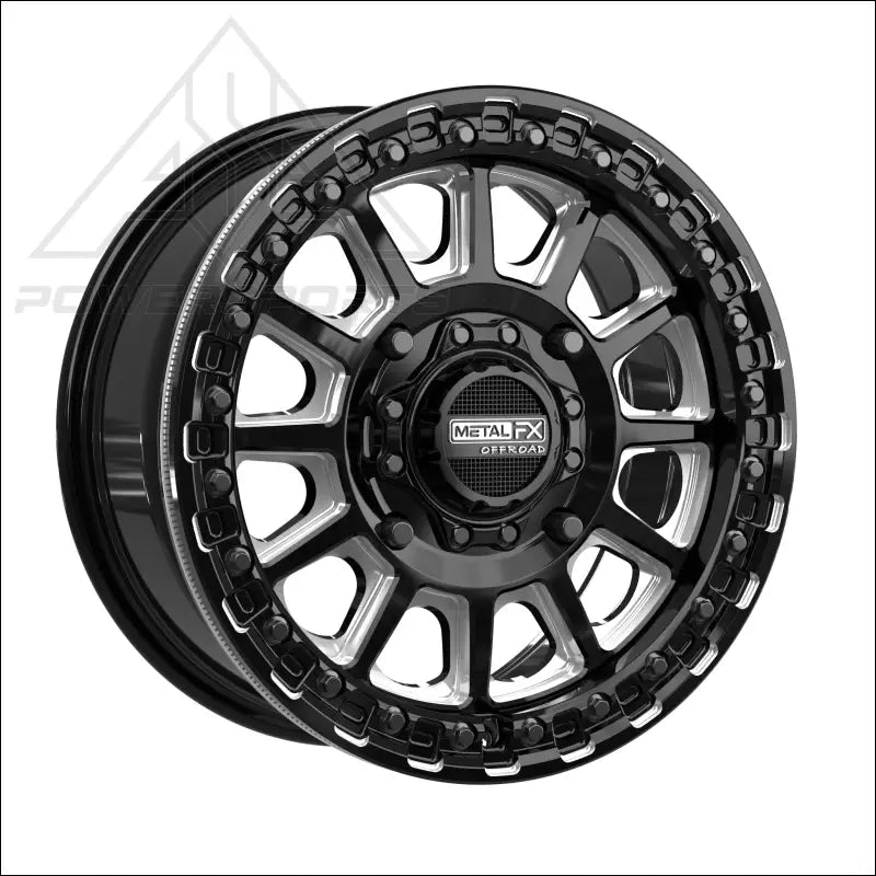 Rampage Beadlock | Gloss Black Contrast Cut - Wheels