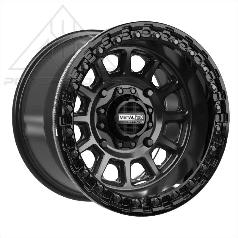 Rampage Beadlock | Satin Black w/ Gloss Ring - Wheels