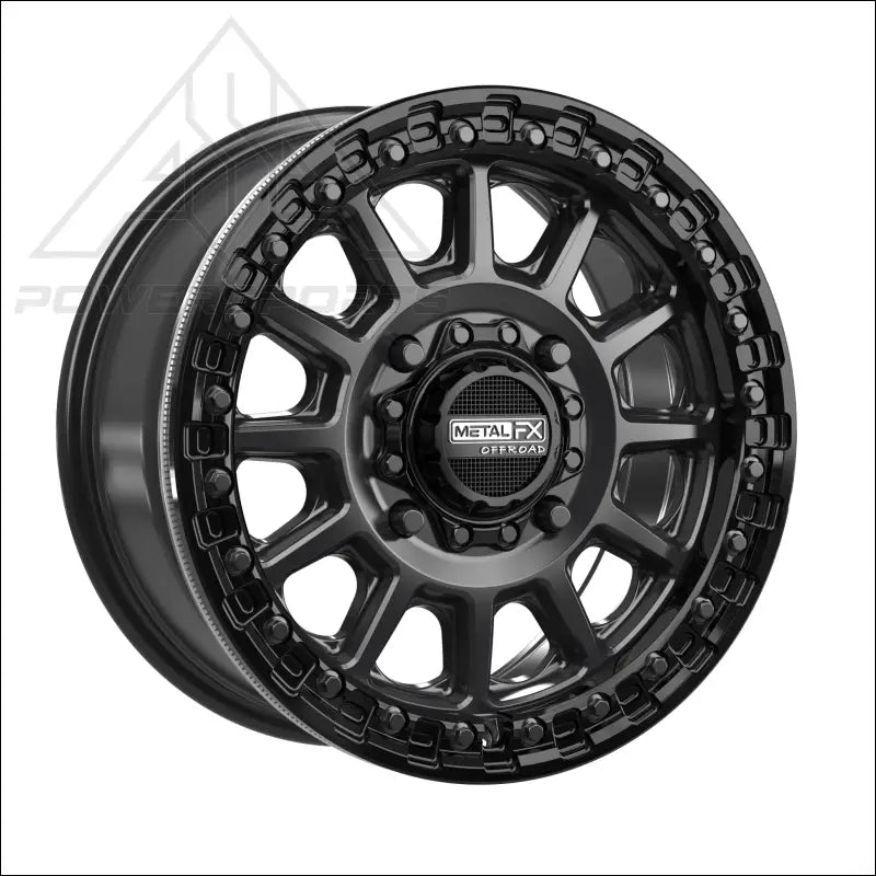 Rampage Beadlock | Satin Black w/ Gloss Ring - Wheels