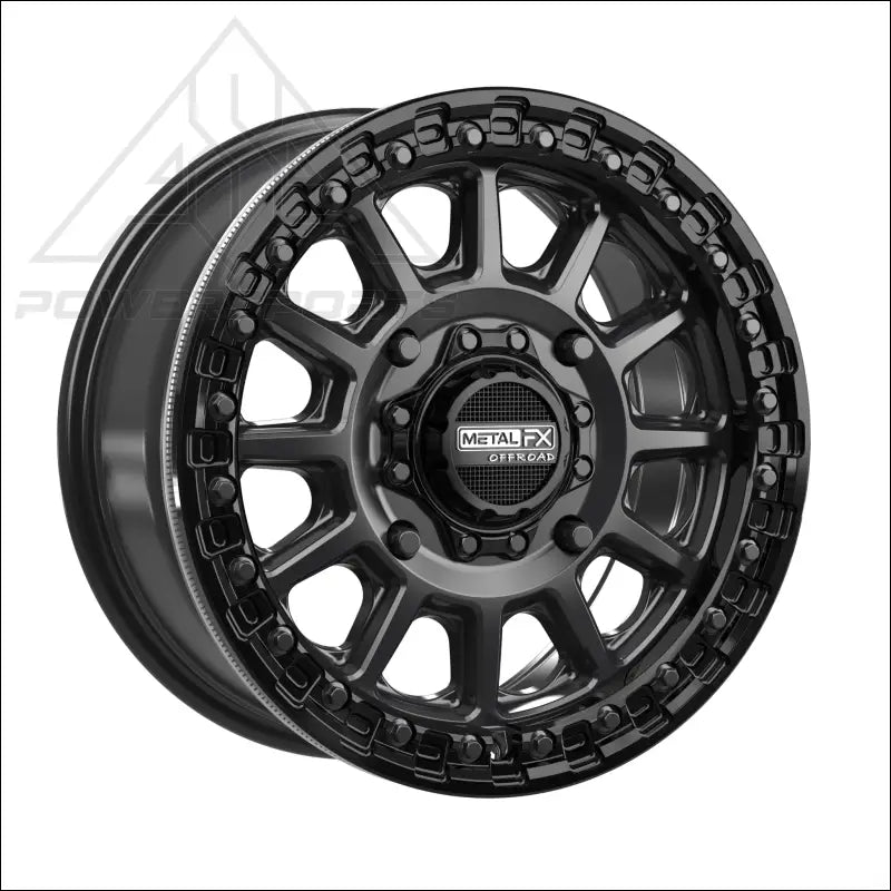 Rampage Beadlock | Satin Black w/ Gloss Ring - Wheels