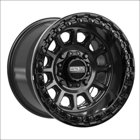 Rampage Beadlock | Satin Black w/ Gloss Ring - Wheels
