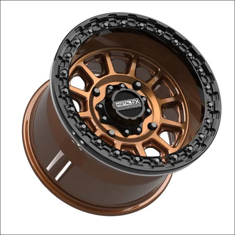 Rampage Beadlock | Smoked Bronze w/ Gloss Black Ring - 15x10 | 0mm/5 + 5 | 4x156 | 78839 (Kawasaki / Polaris / Yamaha