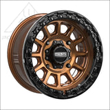 Rampage Beadlock | Smoked Bronze w/ Gloss Black Ring - Wheels