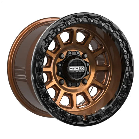 Rampage Beadlock | Smoked Bronze w/ Gloss Black Ring - Wheels