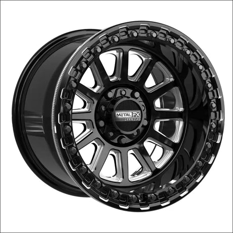 Rampage R Beadlock | Gloss Black Contrast Cut - Wheels
