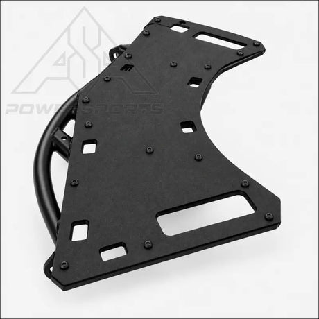 Black rack with colored bolts