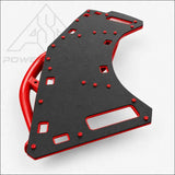 Magma Red rack with colored bolts