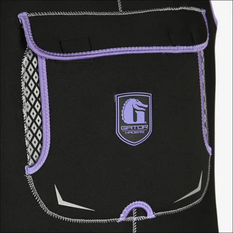 Retro Waders | Womens - Black/Purple - Medium 10