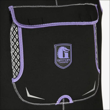 Retro Waders | Womens - Black/Purple - Medium 10