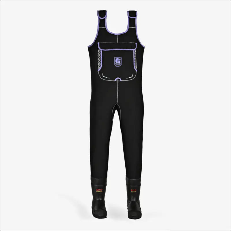 Retro Waders | Womens - Black/Purple - Small 6