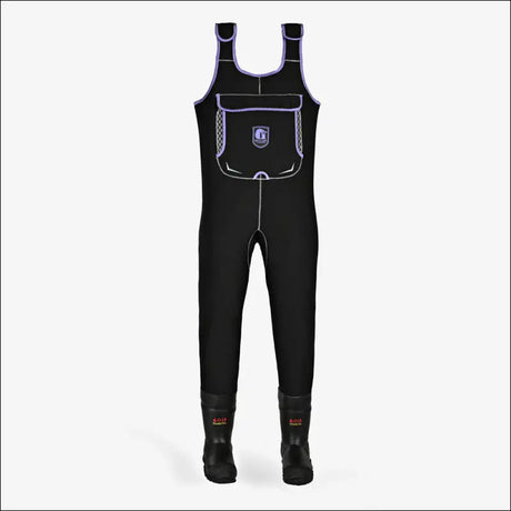 Retro Waders | Womens - Black/Purple - Small 6