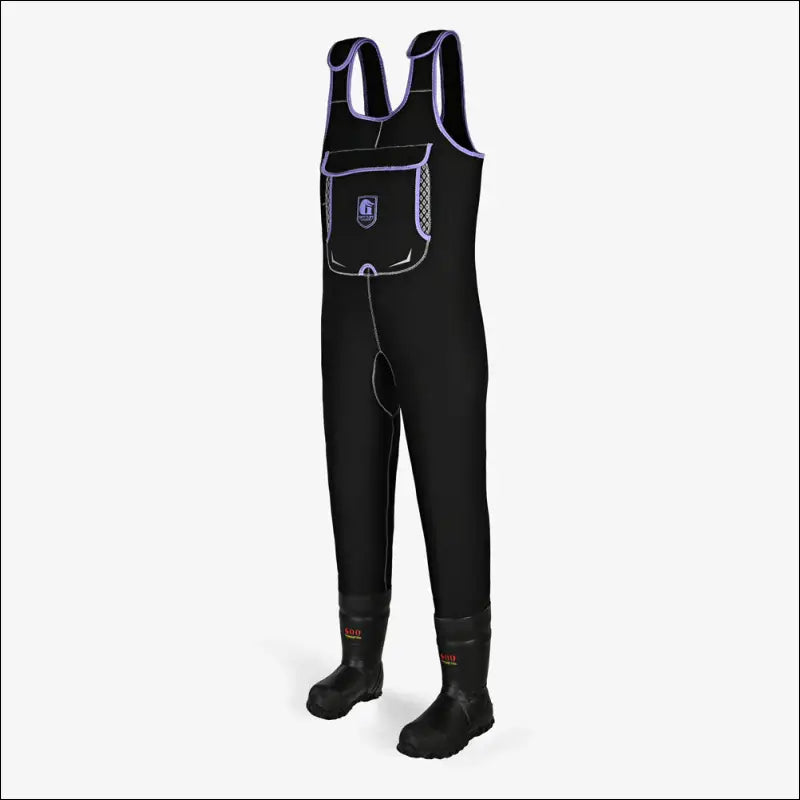 Retro Waders | Womens - Black/Purple - Small 8