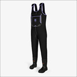 Retro Waders | Womens - Black/Purple - Small 8
