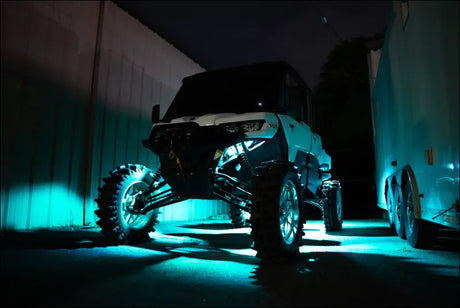 Rock Light Kit RGB + W Standard With Brackets - Defender - Lights
