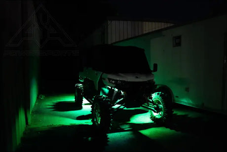 Rock Light Kit RGB + W Standard With Brackets - Lights