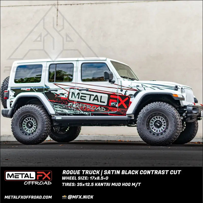 Rogue Truck | Satin Black Contrast Cut