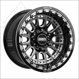 Slayer 6R Beadlock | Gloss Black Contrast Cut - Wheels