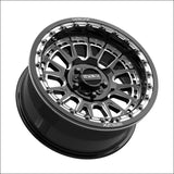 Slayer R Beadlock | Gloss Black Contrast Cut - 17x8 | +0mm/4 + 4 | 5x4.5 | 98601 - Wheels