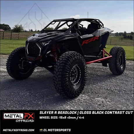 Slayer R Beadlock | Gloss Black Contrast Cut - Wheels