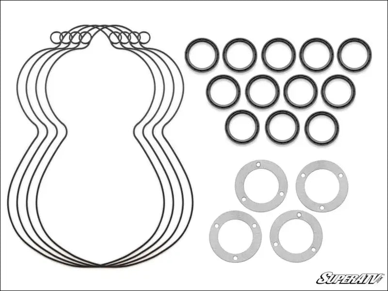 SuperATV 8’’ Portal Gear Lift Seal and Bearing Rebuild Kits - Dual / 0.7 / Kit for 4 Boxes - Portals