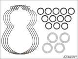 SuperATV 8’’ Portal Gear Lift Seal and Bearing Rebuild Kits - Dual / 0.7 / Kit for 4 Boxes - Portals