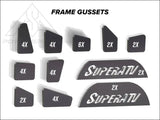 SuperATV Can-Am Defender Weld-In Gusset Kit - Parts & Accessories
