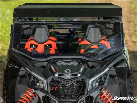 SuperATV Can-Am Maverick X3 Maxdrive Power Flip Windshield Window