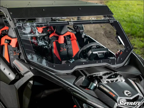 SuperATV Can-Am Maverick X3 Maxdrive Power Flip Windshield Window
