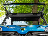 SuperATV CFMOTO ZForce 950 Trail Scratch-Resistant Flip Windshield