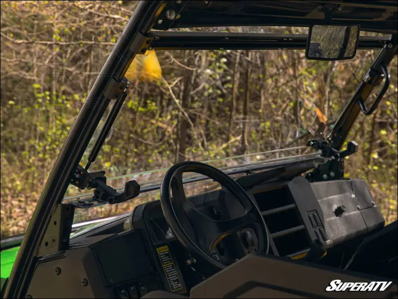 SuperATV John Deere Gator XUV 835 Scratch-Resistant Flip Windshield