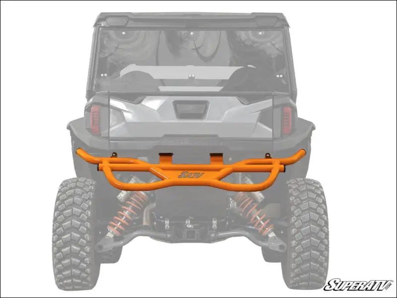 SuperATV Polaris General 1000 Rear Bumper - Orange - Bumpers