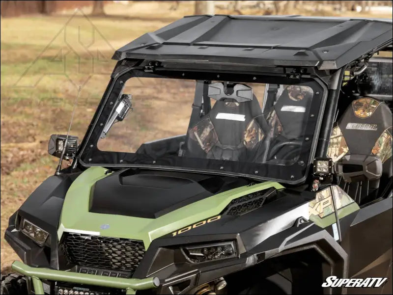 SuperATV Polaris General XP 1000 Maxdrive Power Flip Windshield
