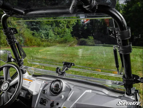 SuperATV Polaris RZR 570/800/900 Scratch Resistant Flip Windshield