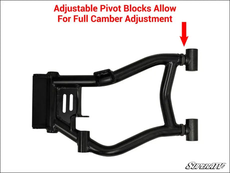 SuperATV Polaris RZR 800 4 High Clearance 1.5’’ Rear Offset A-Arms