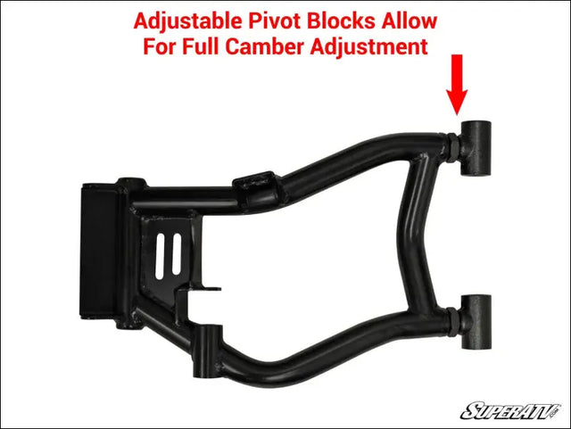 SuperATV Polaris RZR 800 4 High Clearance 1.5’’ Rear Offset A-Arms