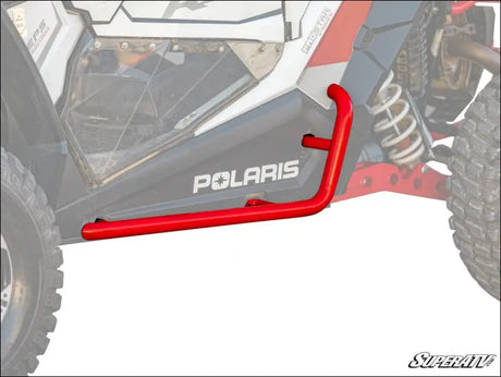 SuperATV Polaris RZR 900 Heavy-Duty Nerf Bars - Red