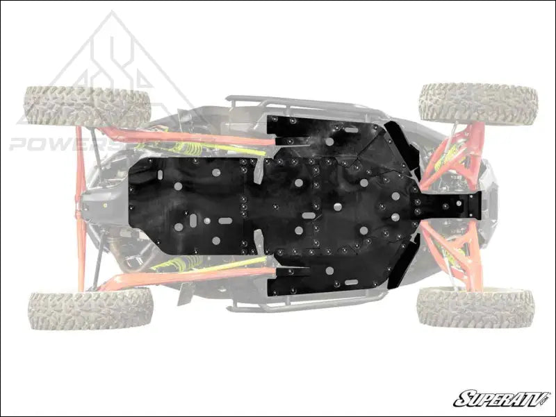 SuperATV Polaris RZR Pro R Full Skid Plate - Plates