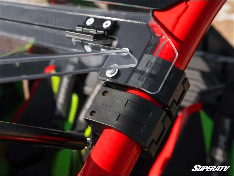 SuperATV Polaris RZR PRO R Scratch-Resistant Flip Windshield