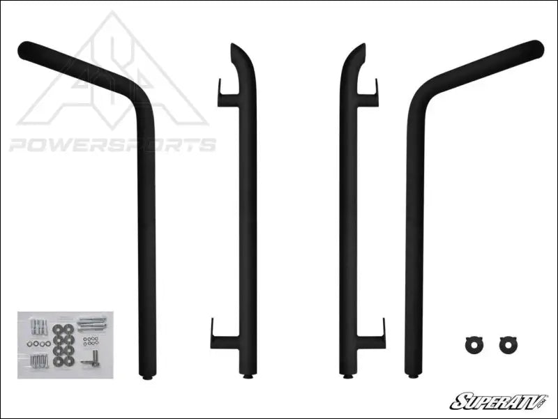 SuperATV Polaris RZR S4 1000 Rock Sliding Nerf Bars