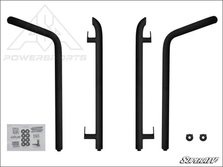 SuperATV Polaris RZR S4 1000 Rock Sliding Nerf Bars