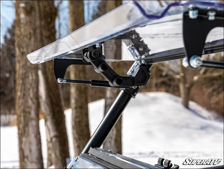 SuperATV Polaris RZR Trail 900 Scratch Resistant Flip Windshield