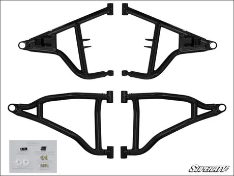 SuperATV Polaris RZR Trail S 1000 High Clearance 1.5‰? Forward Offset A-Arms