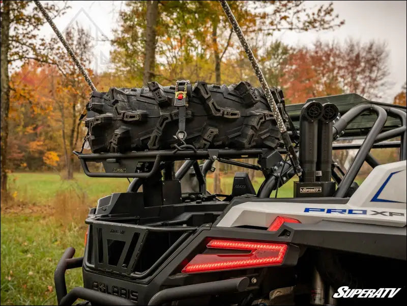 SuperATV Polaris RZR Turbo R 4 Cargo Rack Alpha - Management