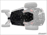 SuperATV Polaris RZR Turbo R 4 Full Skid Plate - Plates